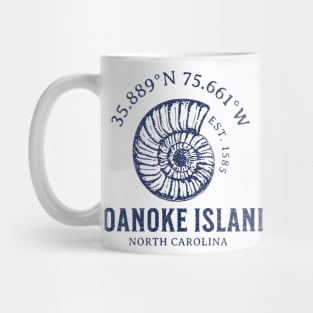 Roanoke Island Sunrise Summer Sea Shell in NC Mug